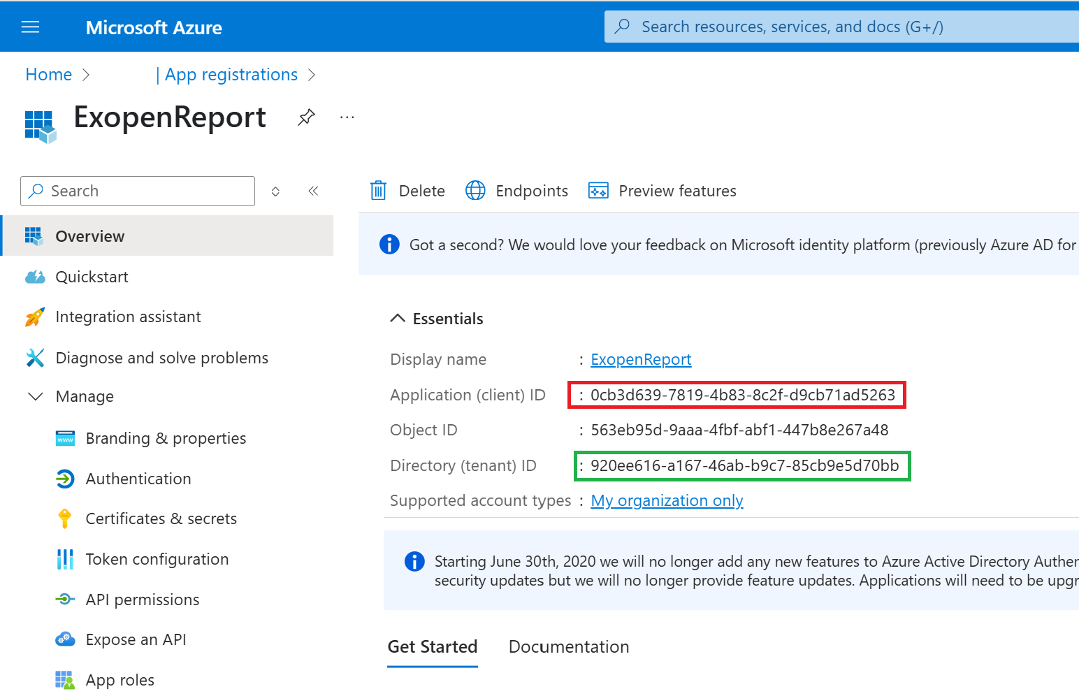 Eor - Aktivera Entra i Azure Portal