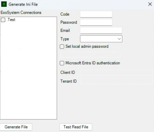 Dialog för .ini-filer