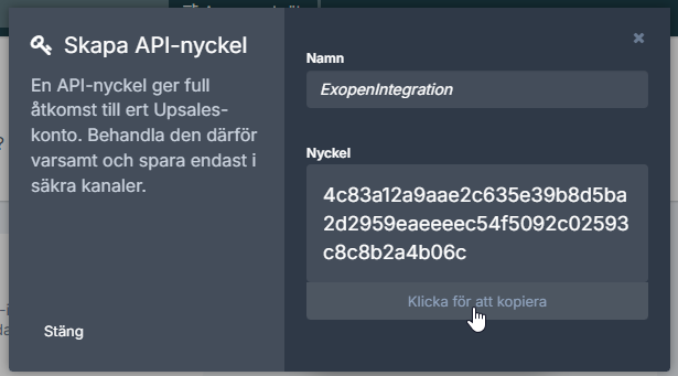 Kopiera nyckel